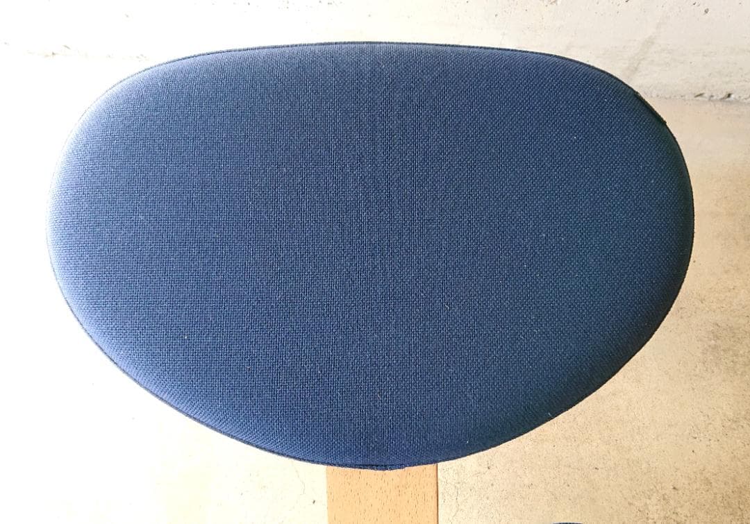 【美品】サカモトハウス バランスチェアイージー　ブルー(ショートフレーム)①