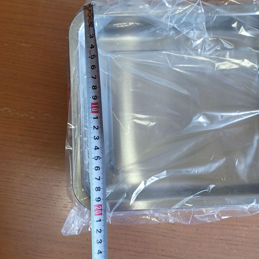 SUS-B700 流石ステンレスバット3枚(フタ・アミ)ステンレス バット日本製