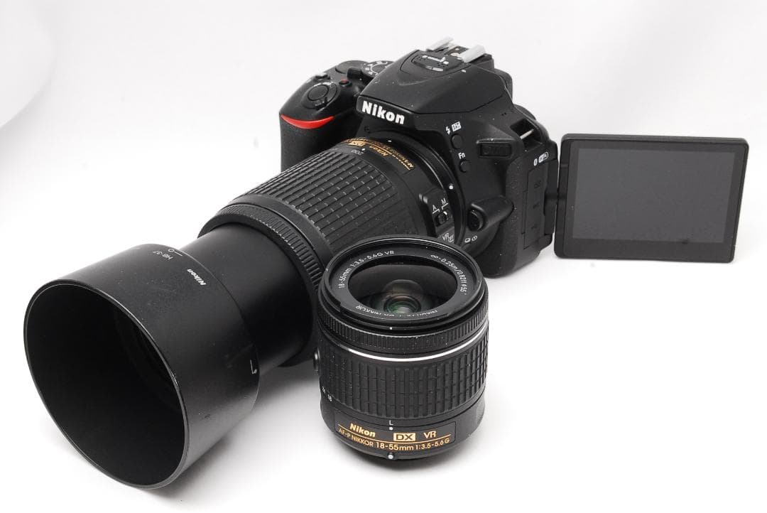 撮影枚数【364枚】 Nikon D5600 ❤ダブルズームキット❤ 一眼レフ