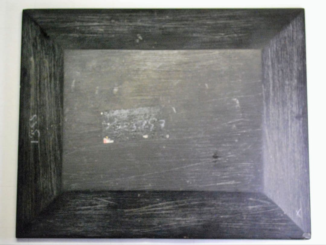 黒大理石　象嵌細工　トレー　black marble inlay tray