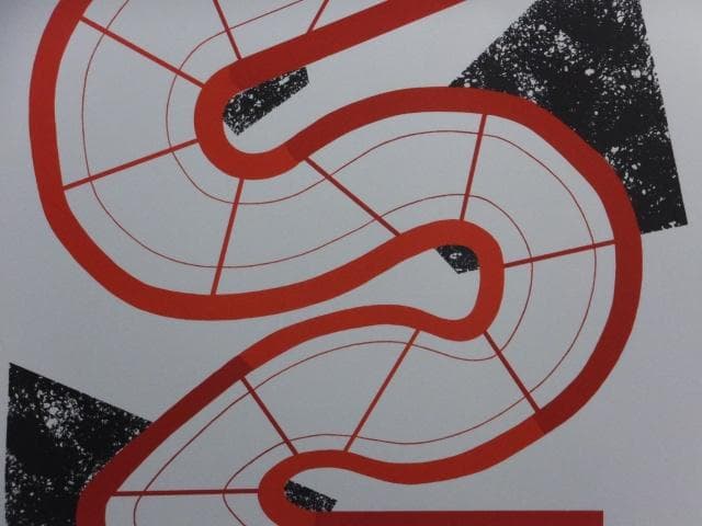 現代美術 菅井汲　直筆サイン『VARIATIONS Ⅳ』リトグラフ 0723ZA