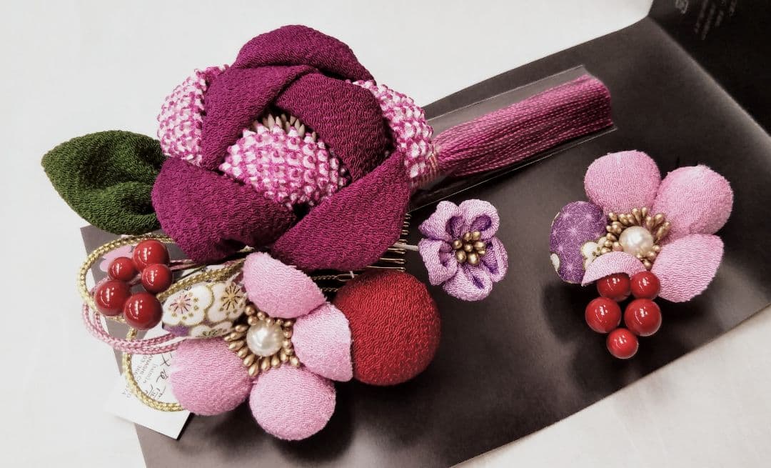 振り袖髪飾り　2点組み