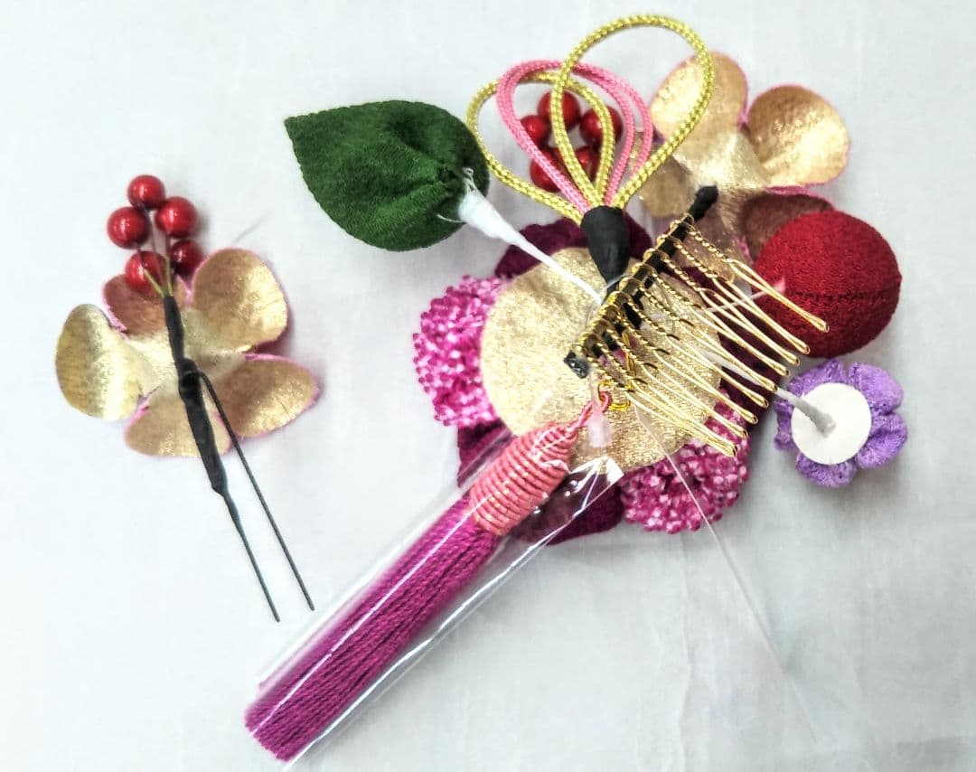 振り袖髪飾り　2点組み