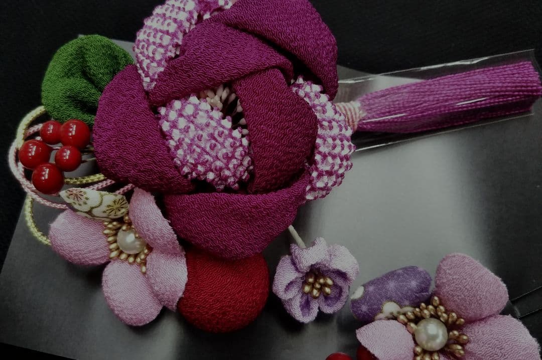 振り袖髪飾り　2点組み