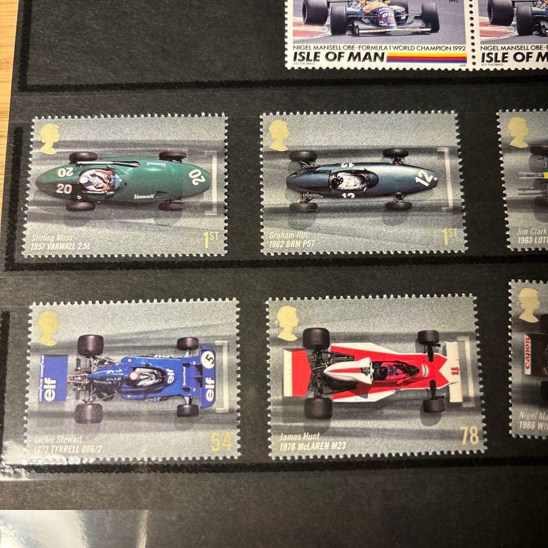 マン島1992年F1記念切手