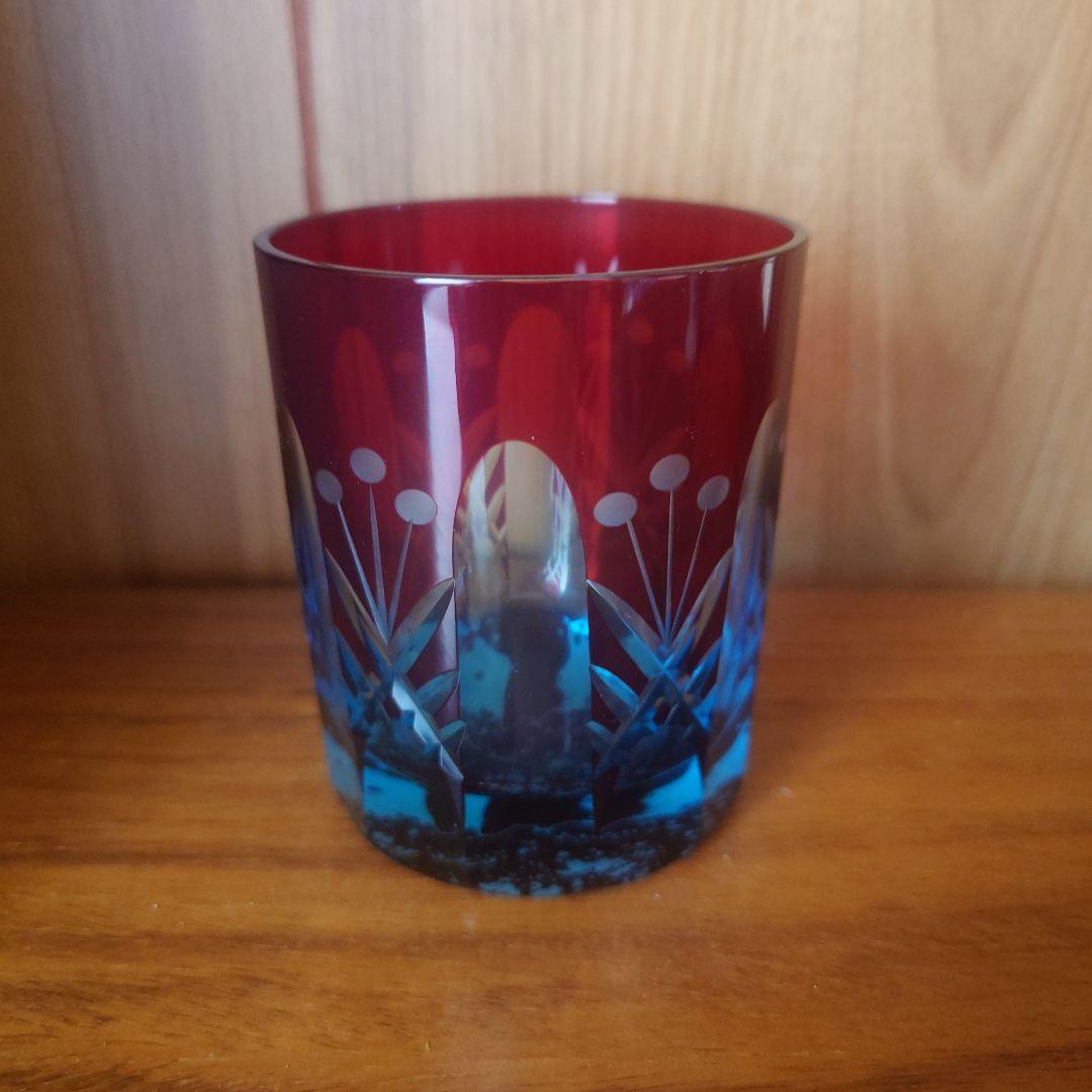 可夜硝子　猫切子　桜猫