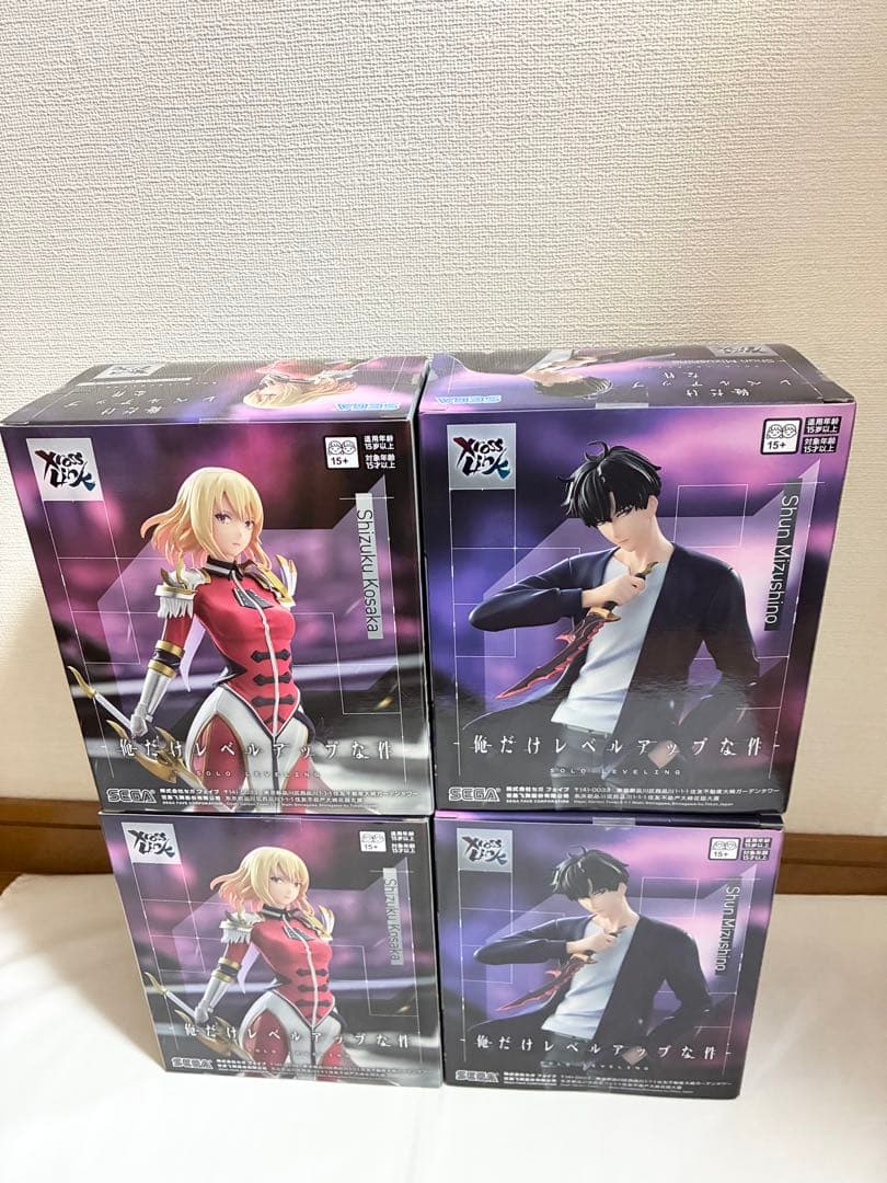 まとめ売り　約7点　俺だけレベルアップな件 フィギュア　水篠旬　向坂雫