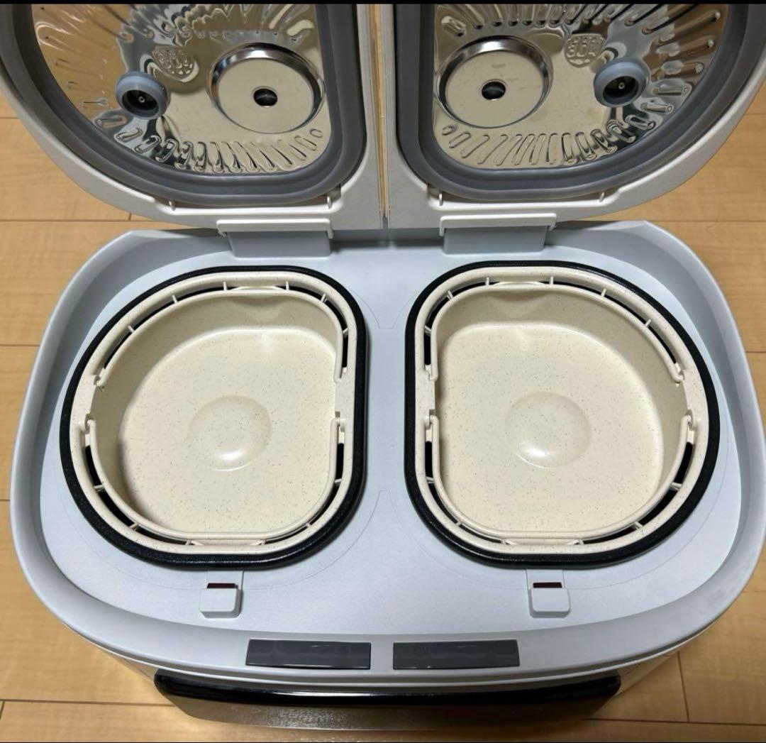 極美品　ラクラク自動調理鍋 ツインシェフ