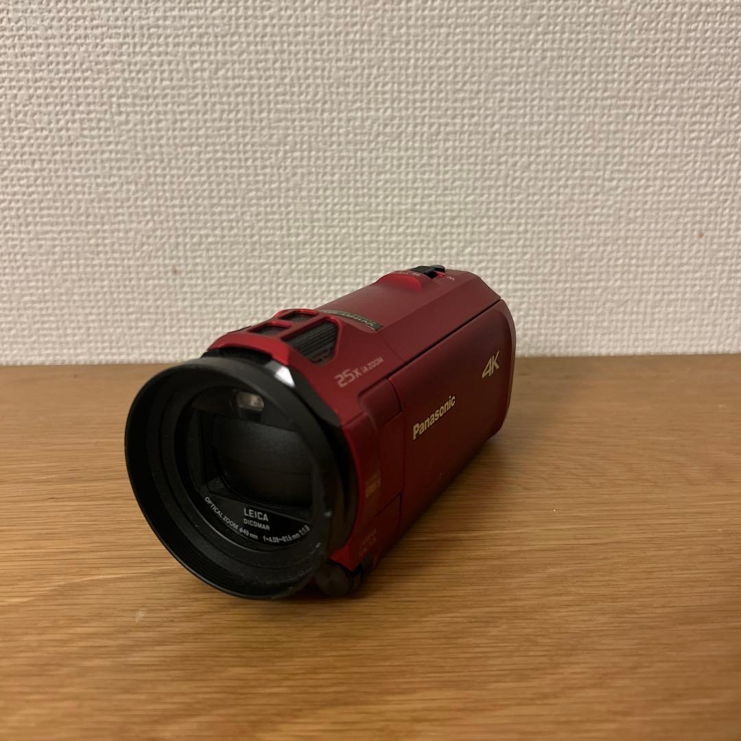 Panasonic HC-VX992M 4Kビデオカメラ レッド