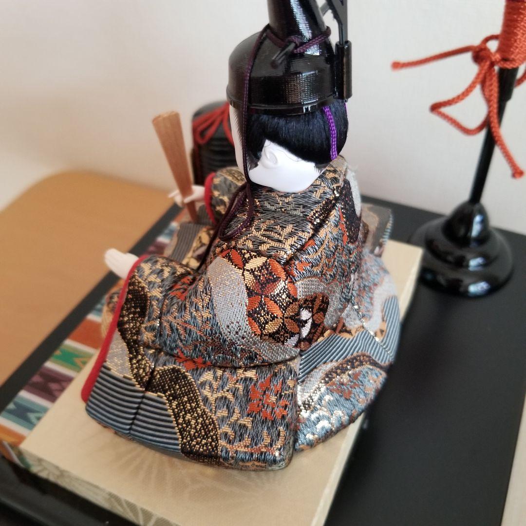 ひな人形 木目込み ケース入り かわいい　木目込人形 親王飾　久月