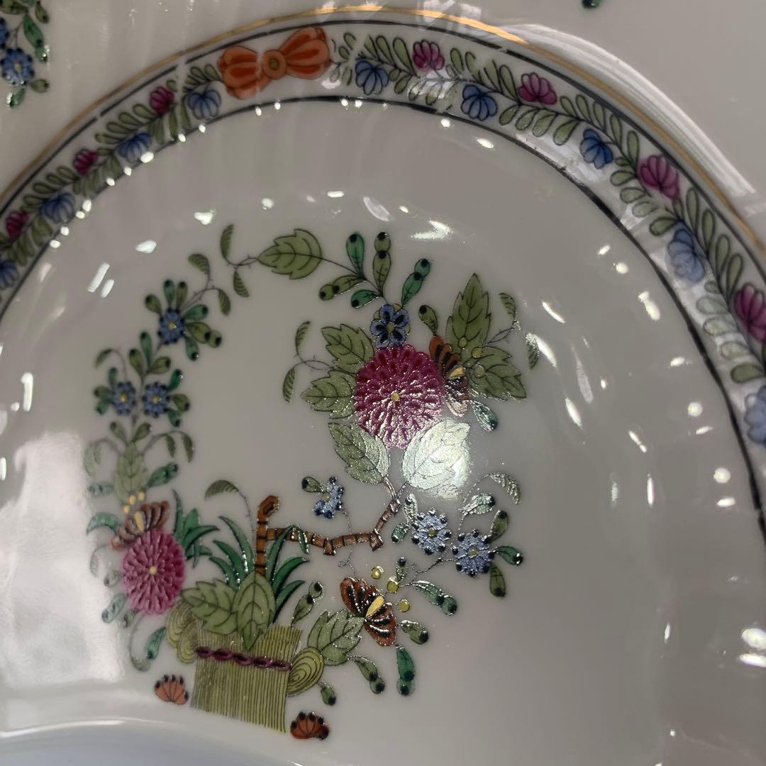 お値下げ☆ヘレンド インドの華 ①多彩色 クレセントディシュ