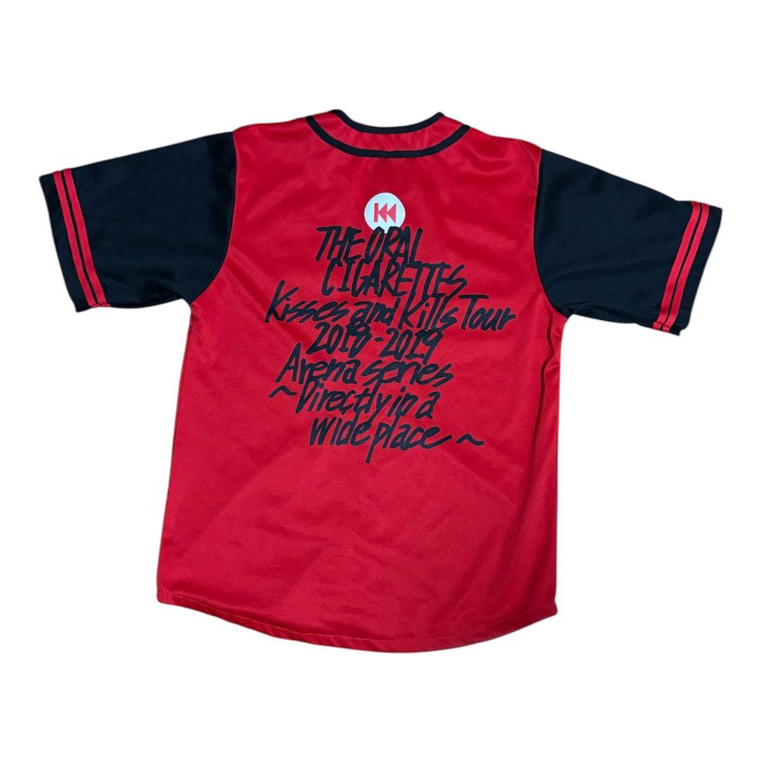Mサイズ　THE ORAL CIGARETTES KKベースボールTシャツ　赤