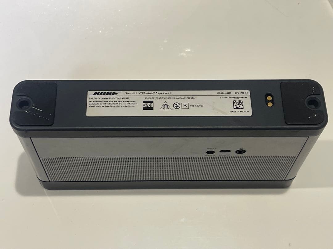 スピーカー・ウーファー BOSE SoundLink Bluetooth Speaker III