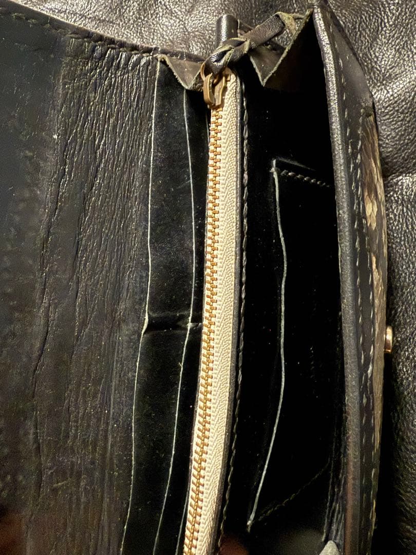 サムライクラフト　ロングウォレット　パイソン