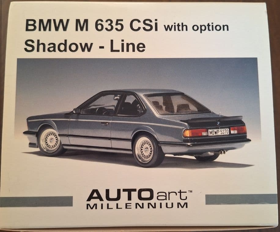 オートアート M635 CSi Shadow-Line 1/18