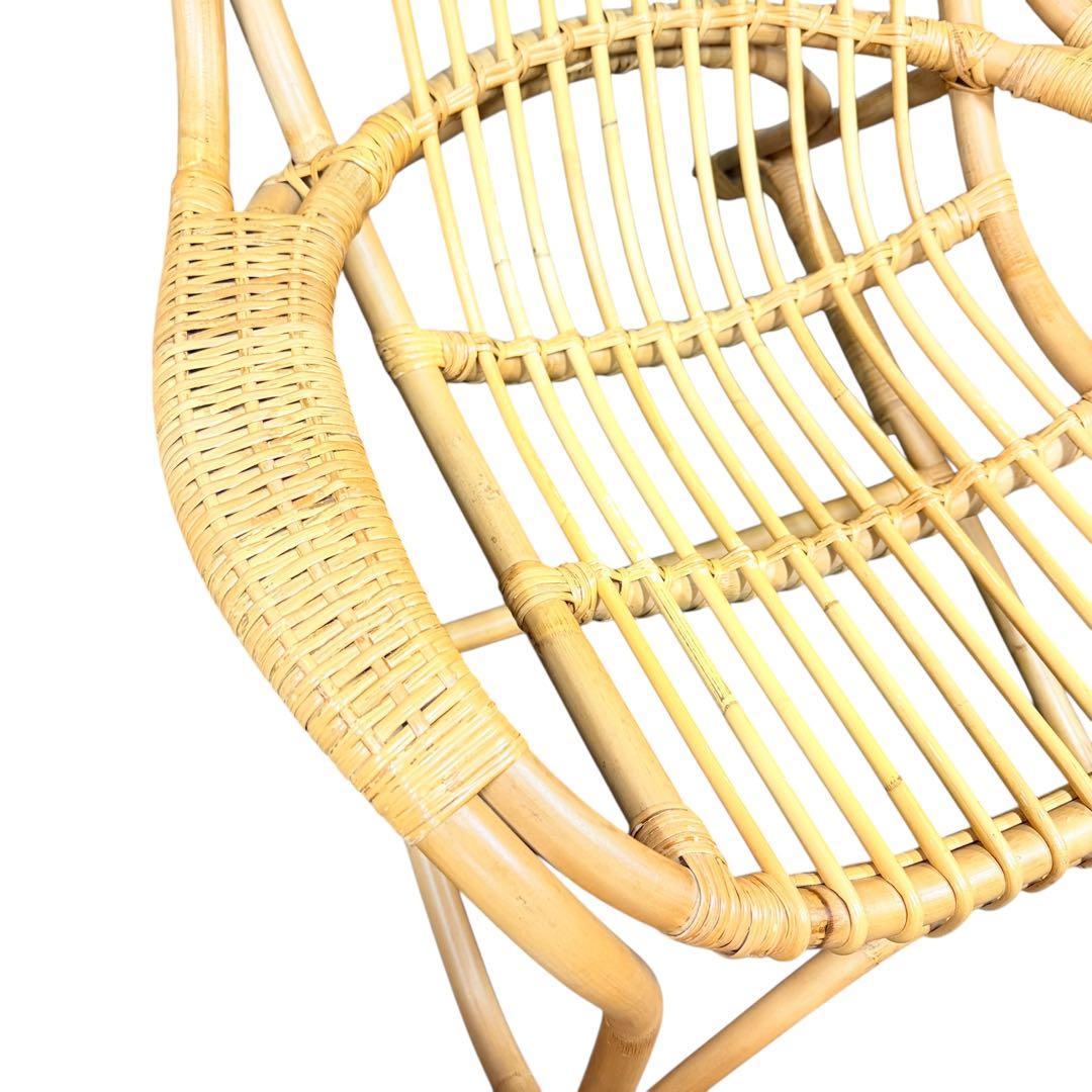 unico WEAVA ラウンジチェア ラタンチェア ハイバックチェア