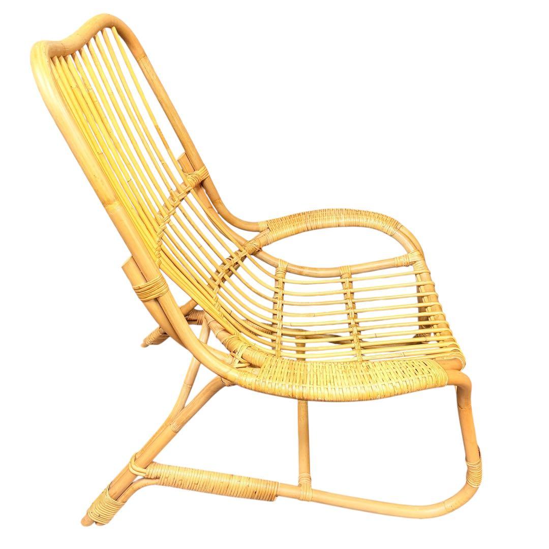 unico WEAVA ラウンジチェア ラタンチェア ハイバックチェア