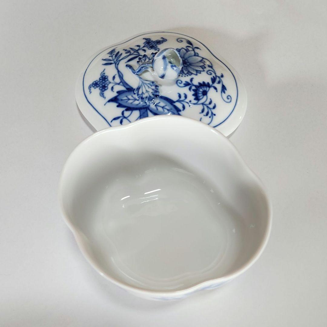 マイセン　ブルーオニオン　蓋つき　ポット　自宅展示品