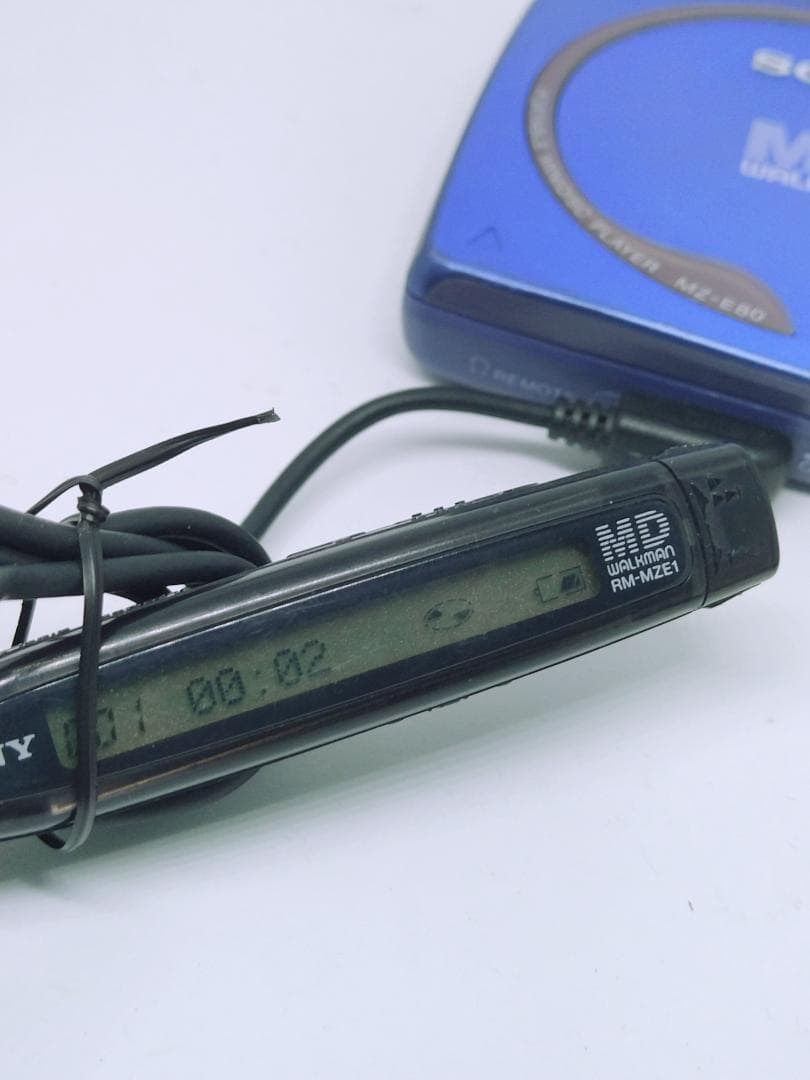 SONY ソニー MZ-E80 MDプレーヤー リモコン付