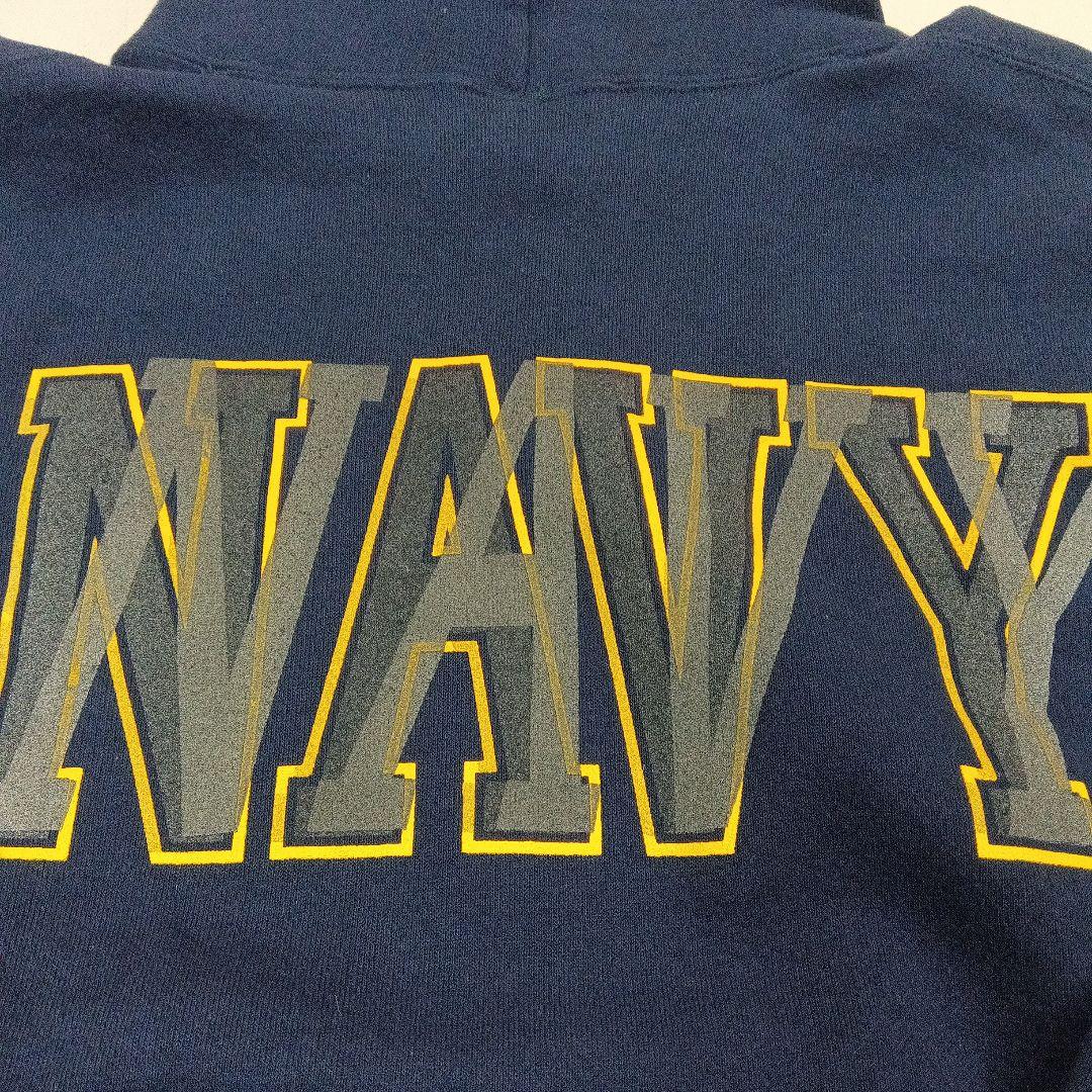 美品　アメリカ製　US NAVYアメリカ海軍　フードパーカー