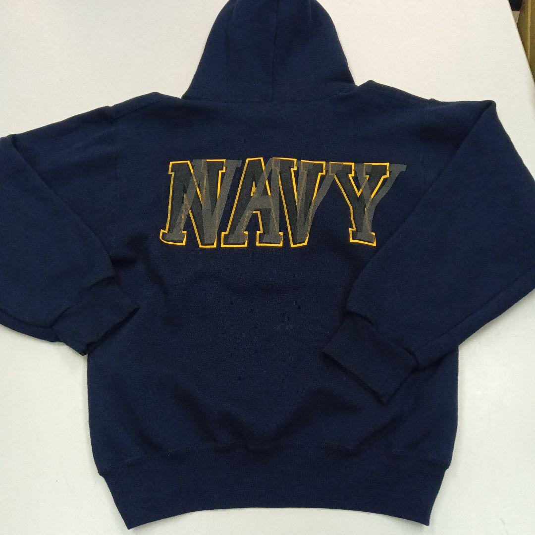 美品　アメリカ製　US NAVYアメリカ海軍　フードパーカー