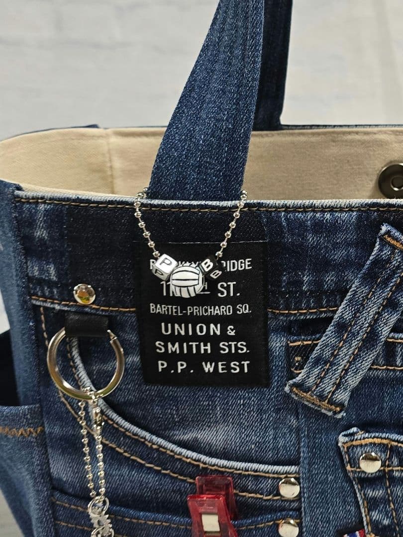 デニムリメイクバッグ お洒落カジュアル