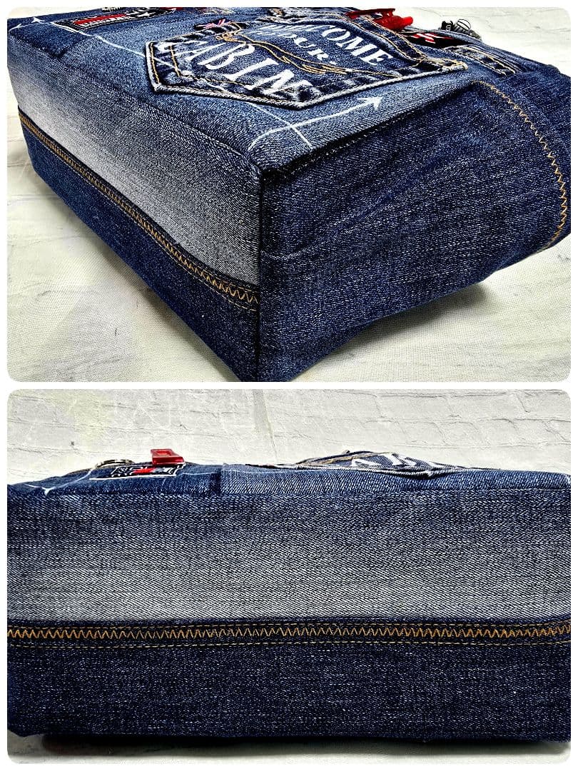 デニムリメイクバッグ お洒落カジュアル