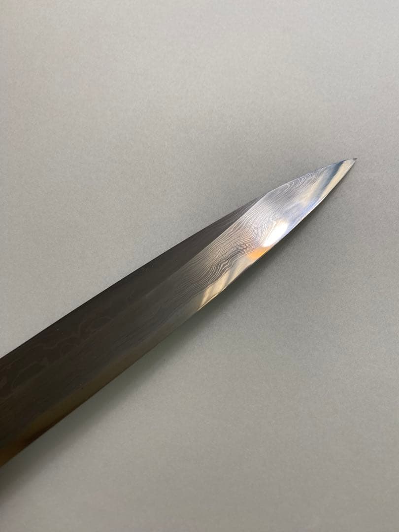 【未使用】重房 鍛地 柳刃包丁 9寸 桐箱付き