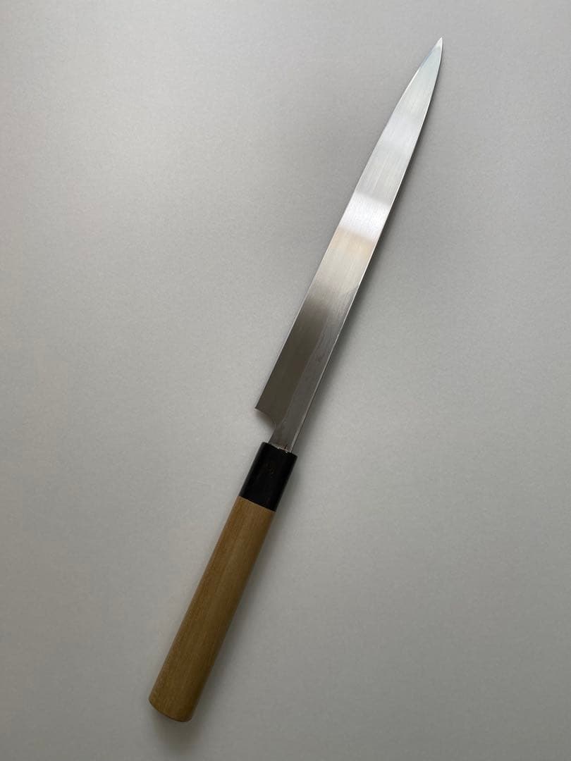 【未使用】重房 鍛地 柳刃包丁 9寸 桐箱付き