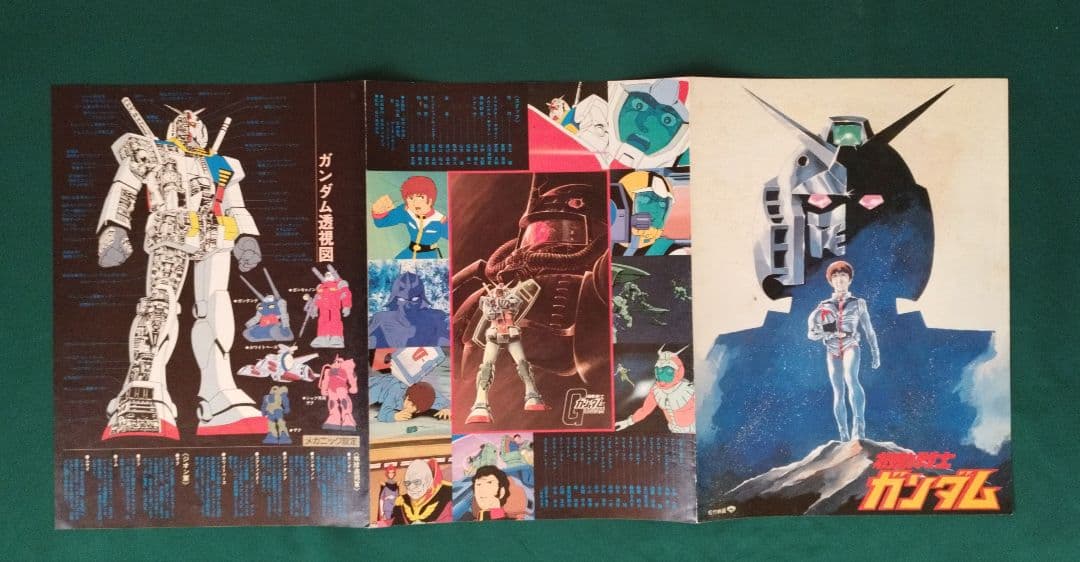 映画 ガンダム プレスシート ＆ パンフレット 1981年 ファーストガンダム