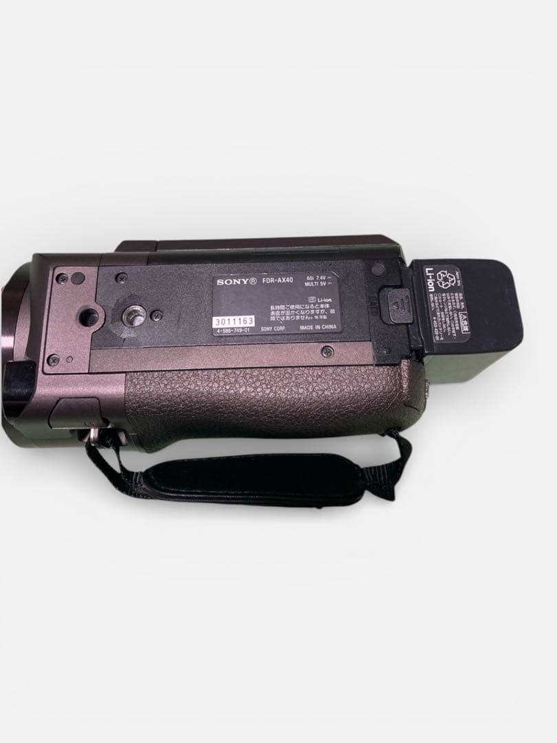 【ジャンク】SONY FDR-AX40 4Kビデオカメラ 本体　中古　傷あり
