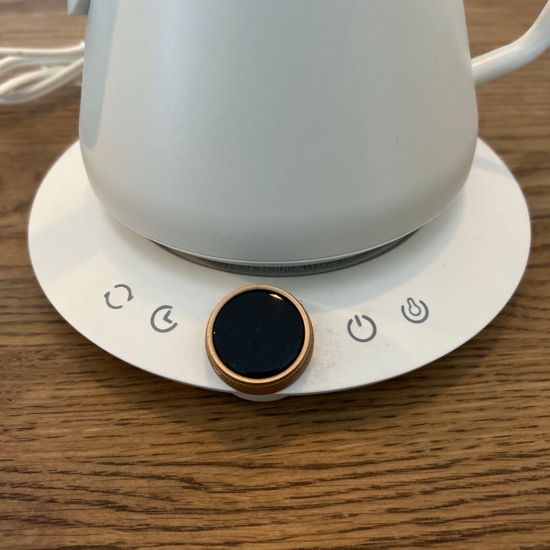 温度調整機能付き電気ケトル ホワイト