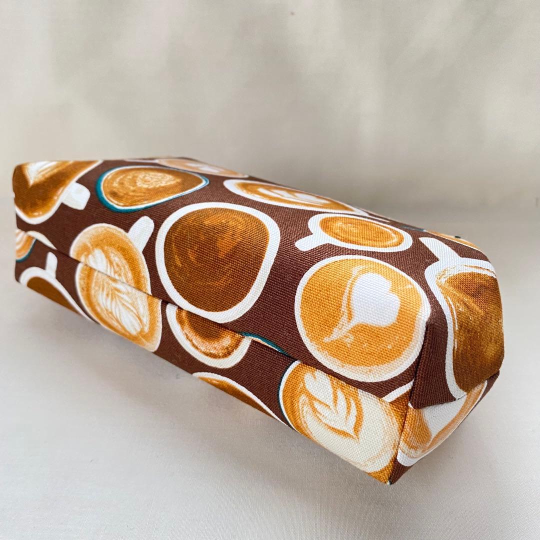 ぞぞがま口財布　がま口ポーチ　メイクポーチ　ハンドメイド　北欧花柄