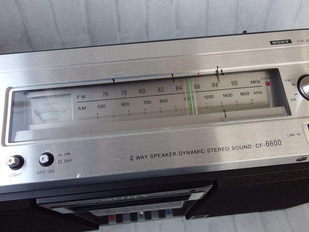 わけあり美品 SONY STEREO ZILBA'P CF-6600