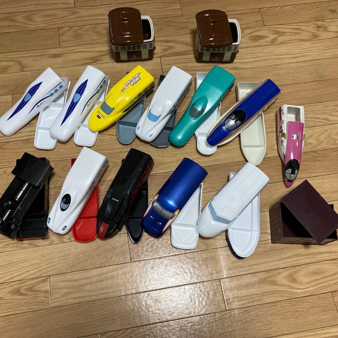 駅弁容器　電車・新幹線・コンテナ　15個