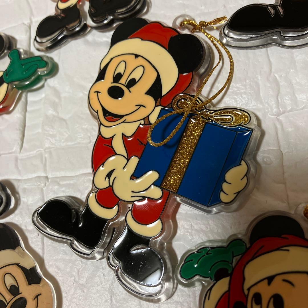 ミッキーマウス サンタオーナメント 7個セット ヴィンテージ