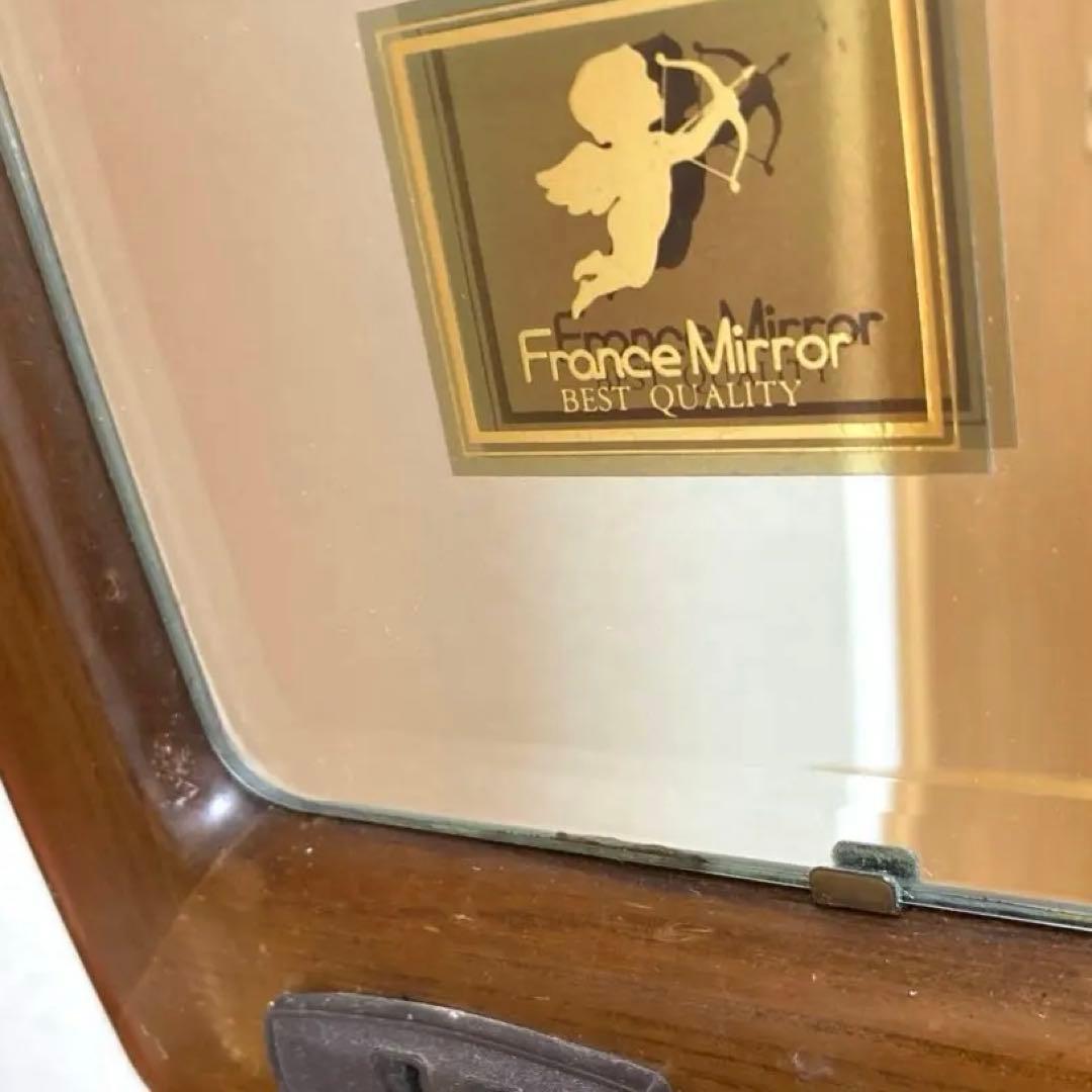 鏡台 ドレッサー 一面鏡 化粧台 レディース フランスミラー 昭和レトロ