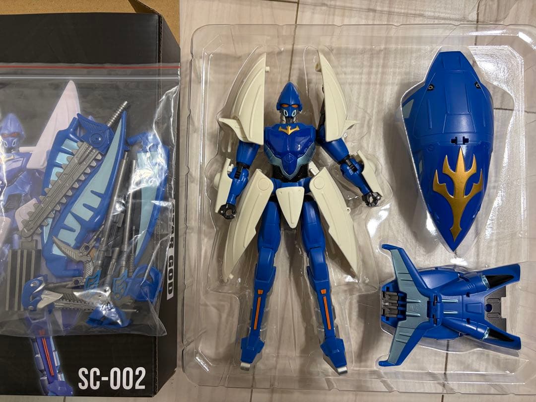 海外製　超星神 グランセイザー リヴァイアサン　フィギュア　可動