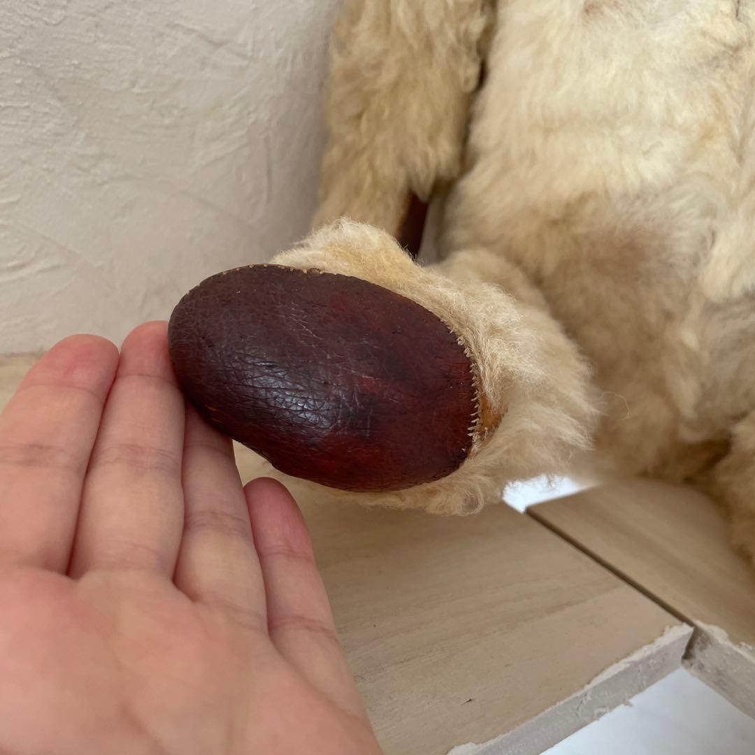 アンティーク テディベア　リアルファー　ヴィンテージ