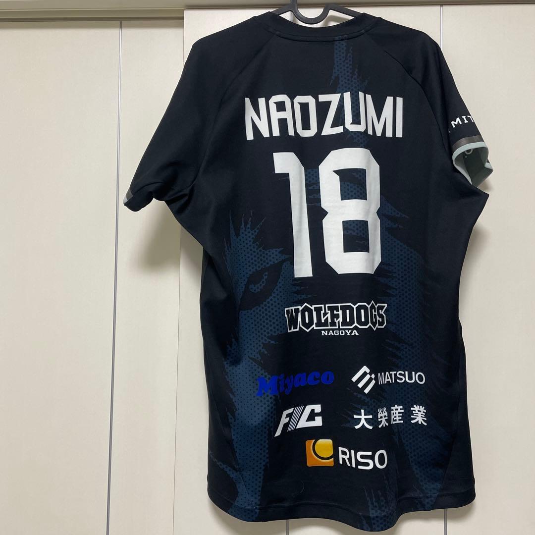 【お値下げ可】ウルフドッグス名古屋 上林直澄 選手 オーセンティックユニフォーム