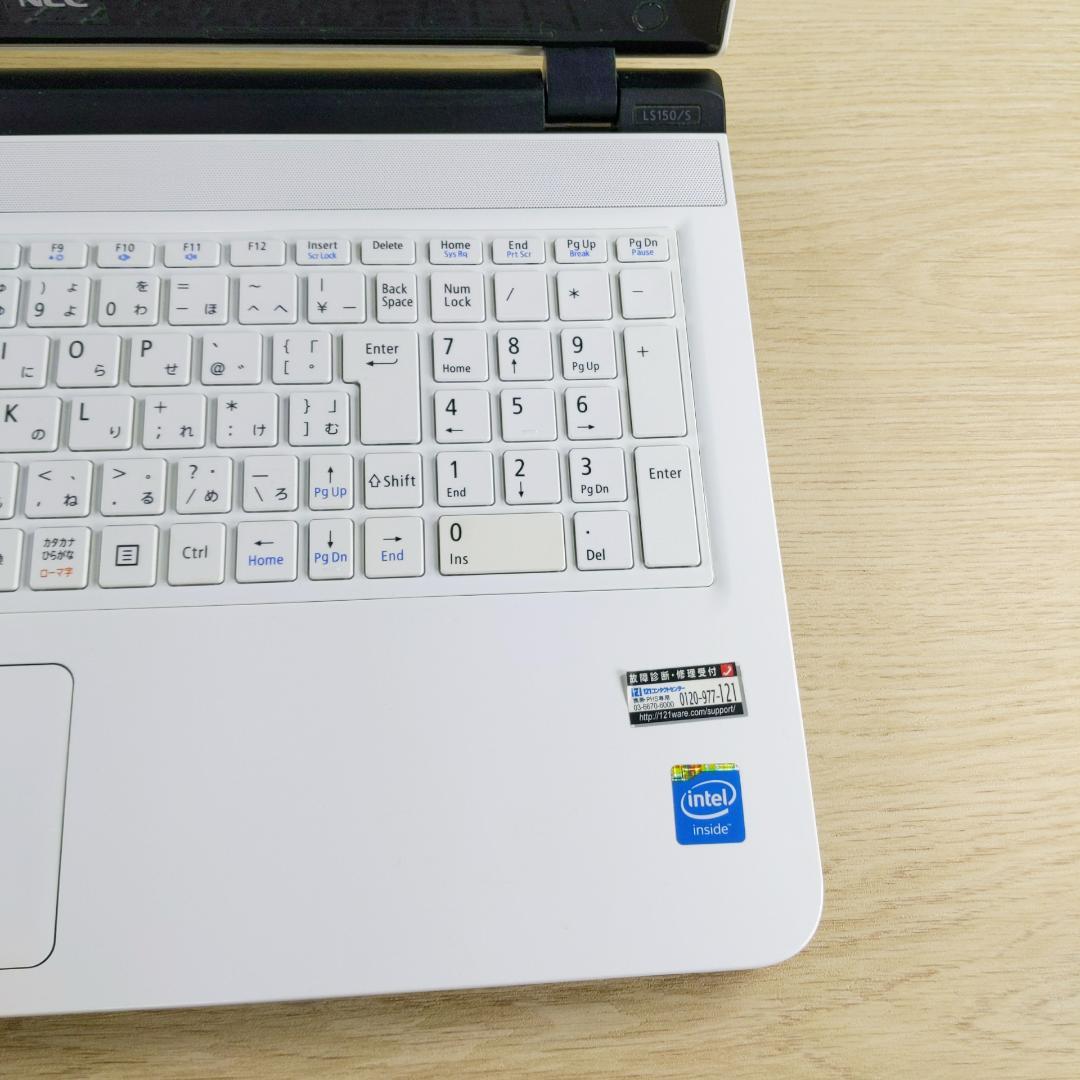 大容量500GB☆Win11☆ブルーレイ NECノートパソコン PC カメラ付き