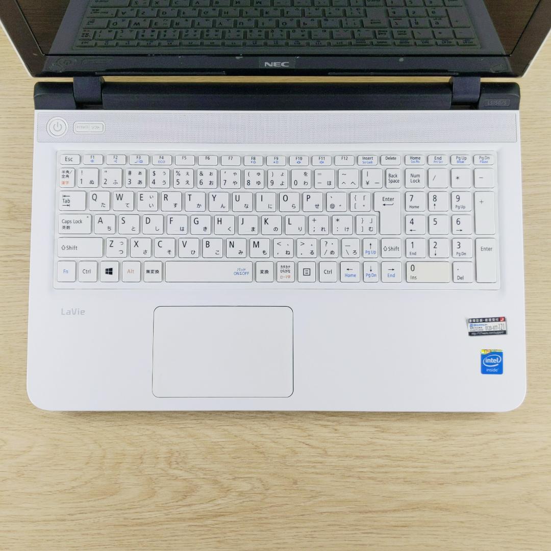 大容量500GB☆Win11☆ブルーレイ NECノートパソコン PC カメラ付き