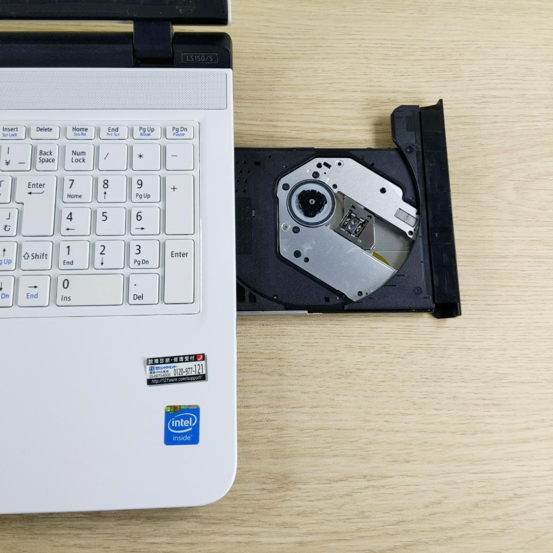 大容量500GB☆Win11☆ブルーレイ NECノートパソコン PC カメラ付き