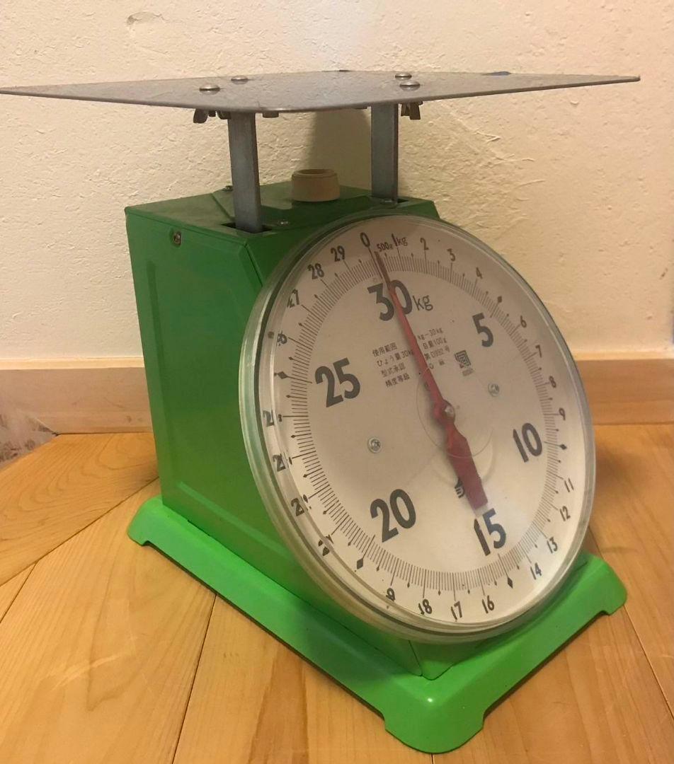 最大30kg 上ざらはかり レトロ