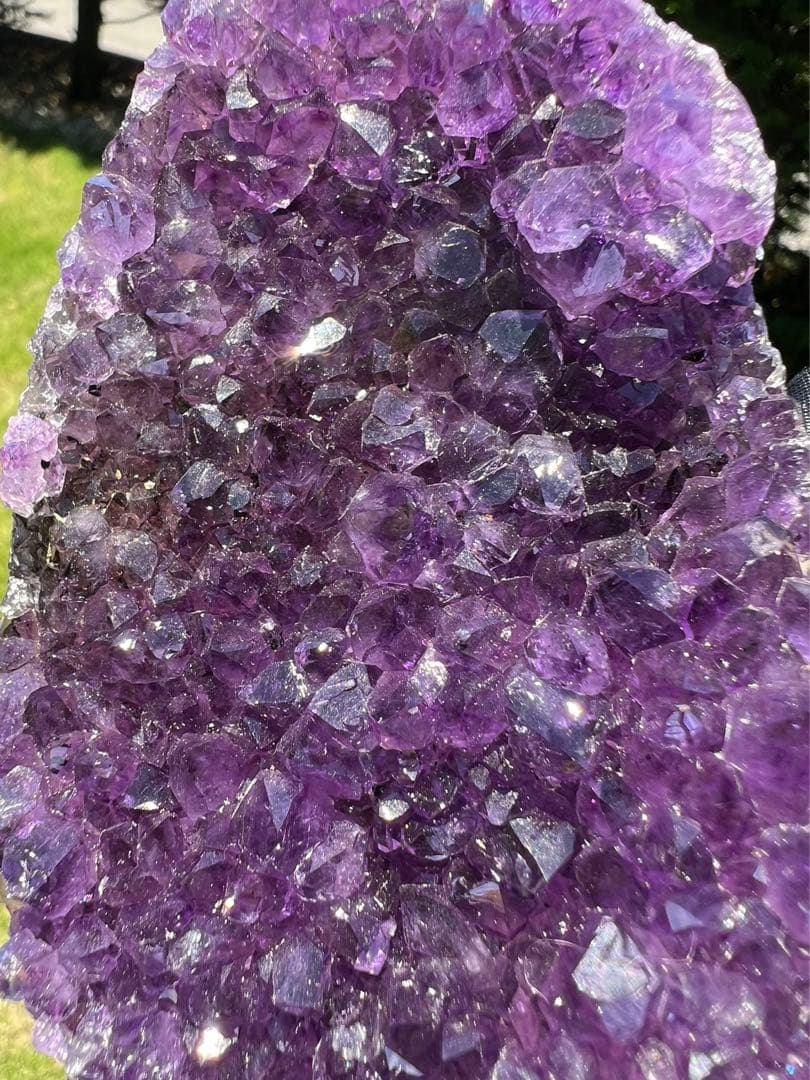 A657 高品質アメジストドーム パワーストーン 紫水晶 天然石 置き物