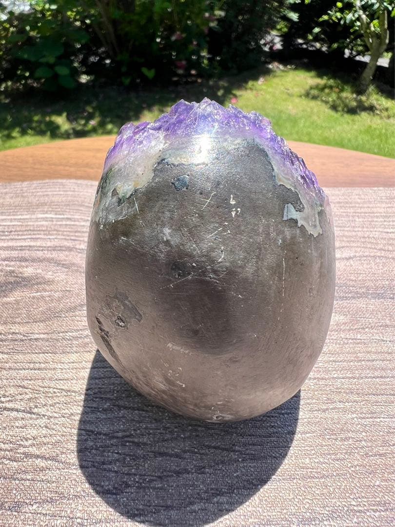 A657 高品質アメジストドーム パワーストーン 紫水晶 天然石 置き物
