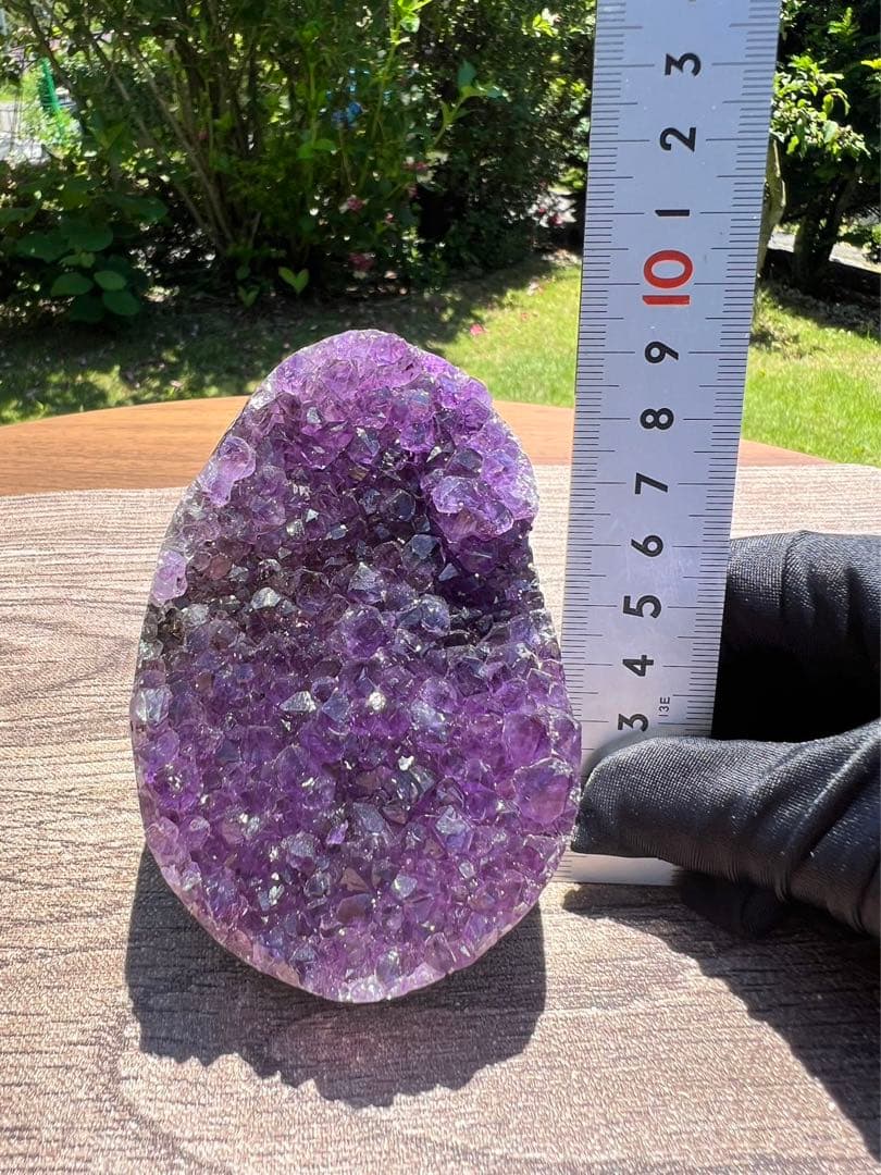 A657 高品質アメジストドーム パワーストーン 紫水晶 天然石 置き物