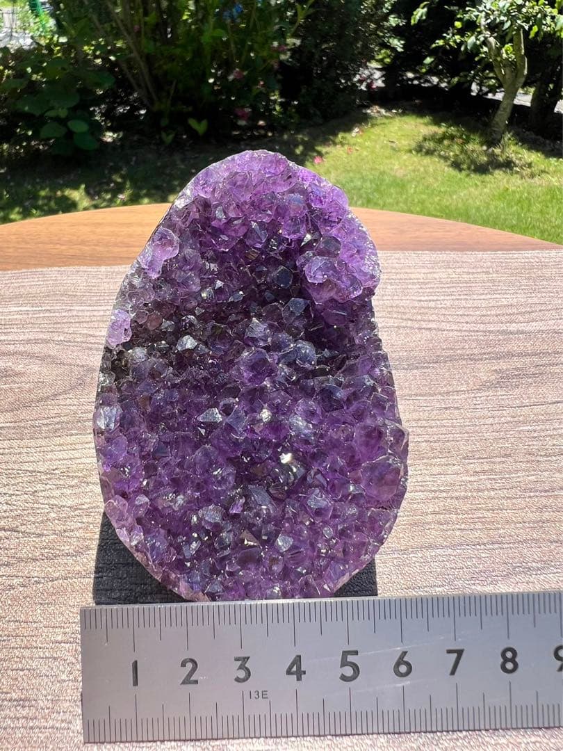 A657 高品質アメジストドーム パワーストーン 紫水晶 天然石 置き物