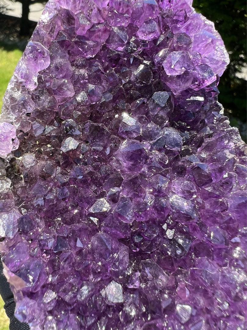 A657 高品質アメジストドーム パワーストーン 紫水晶 天然石 置き物