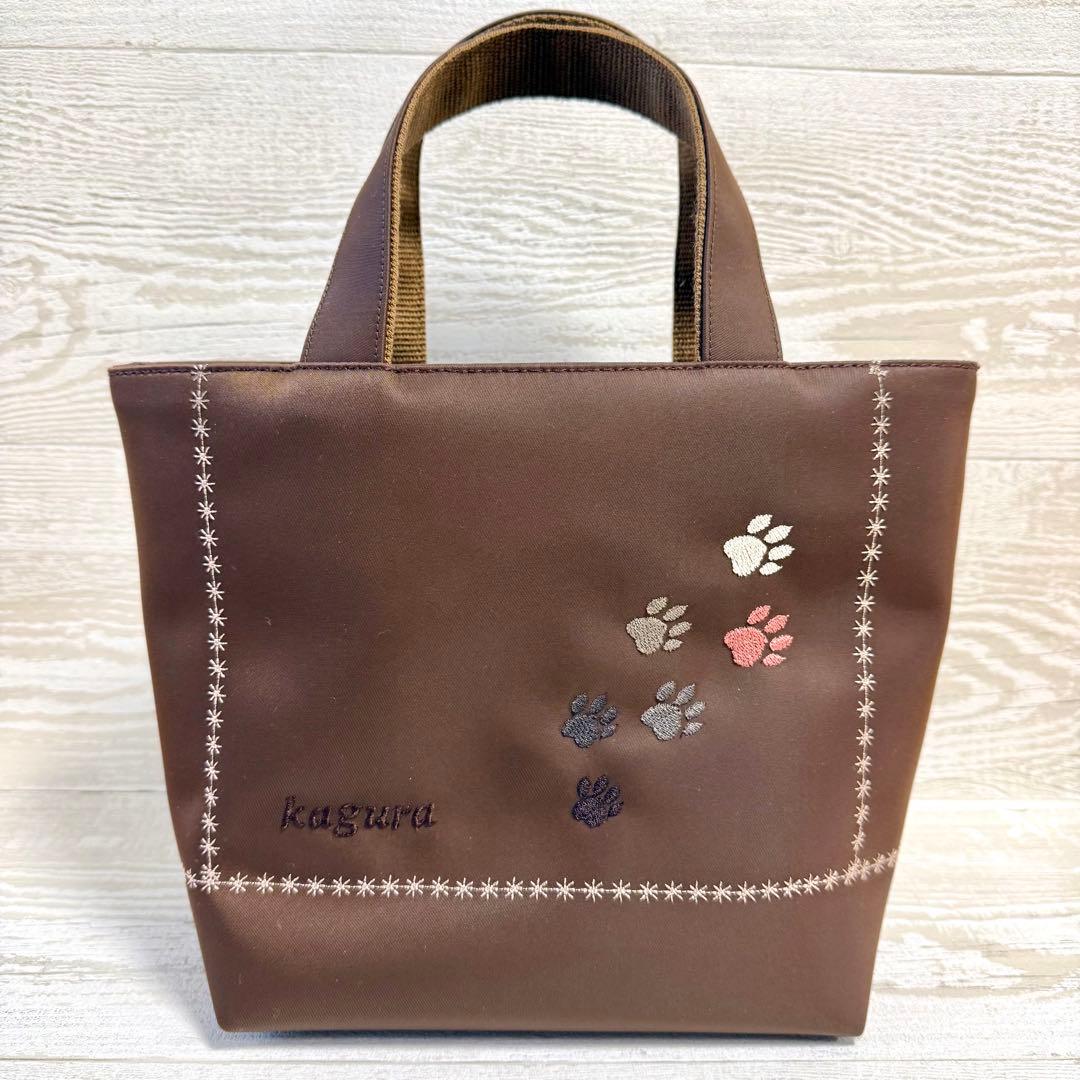 ゴールデンレトリバー刺繍♡秋冬トートバッグ